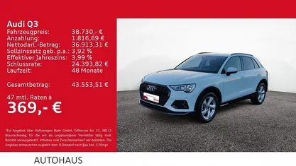 Gebraucht 2025 Audi Q3 Advanced SUV | 38.730 € (Fairer Preis)