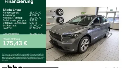 Second-hand Skoda Enyaq iV 108 kW (148 CP) 2023 Gri SUV
