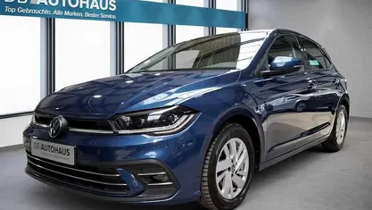 Blau Gebraucht 2023 VW Polo Style Kleinwagen | 20.820 € (Fairer Preis)