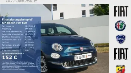 Gebraucht Fiat 500 Dolcevita 70 PS (51 kW) 2022 Blau Limousine