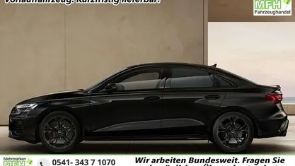 Mythosschwarz metallic Neu 2025 Audi S3 Limousine | 52.030 € (Fairer Preis)