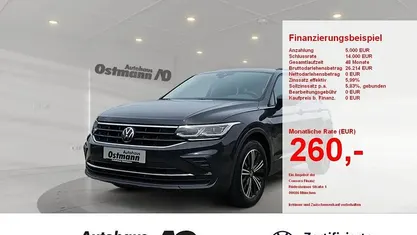 Grau Gebraucht 2022 VW Tiguan Life SUV | 25.220 € (Guter Preis)