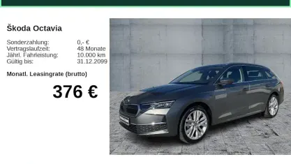 Gebraucht Skoda Octavia Tour 150 PS (110 kW) 2025 Grau Kombi