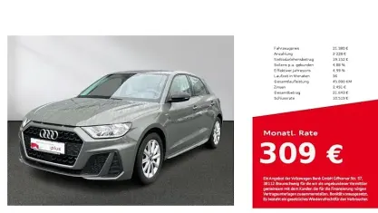 Brugt Audi A1 Sportback S-Line 110 HK (80 kW) 2023 Grå Hatchback
