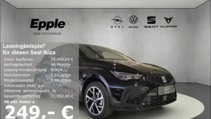 Neu Seat Ibiza FR 116 PS (85 kW) 2026 Schwarz Limousine