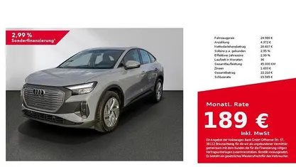 Gebraucht Audi Q4 Sportback e-tron Sport 125 kW (170 PS) 2021 SUV