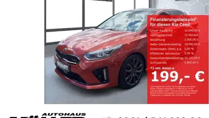 Gebraucht Kia Ceed GT GT 204 PS (150 kW) 2021 Orange Limousine