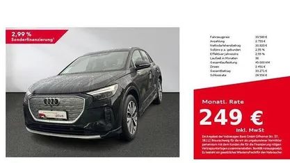 Gebraucht Audi Q4 e-tron Advanced 150 kW (204 PS) 2023 Mythosschwarz metallic SUV