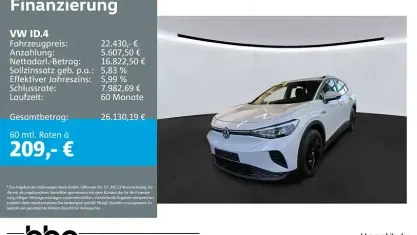 Usata VW ID.4 Pure 108 kW (148 CV) 2022 Bianco SUV