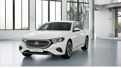 Second-hand Mercedes E220 Avantgarde 197 CP (144 kW) 2025 Alb Berlinǎ