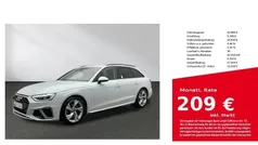 Weiß Gebraucht 2022 Audi A4 S-Line Kombi | 29.880 € (Superpreis)