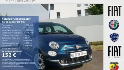 Gebraucht Fiat 500 Dolcevita 69 PS (50 kW) 2022 Blau Kleinwagen