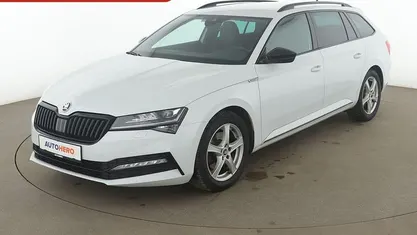 Gebraucht Skoda Superb SportLine 190 PS (139 kW) 2020 Weiß Kombi