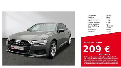 Gebraucht Audi A6 Ambiente 299 PS (219 kW) 2024 Chronosgrau metallic Limousine