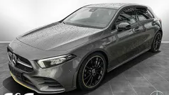 Metalliclack mountaingrau Gebraucht 2018 Mercedes A200 AMG Limousine | 23.777 € (Fairer Preis)