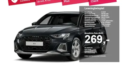 Gebraucht Audi A3 Comfort 150 PS (110 kW) 2025 Grau Limousine