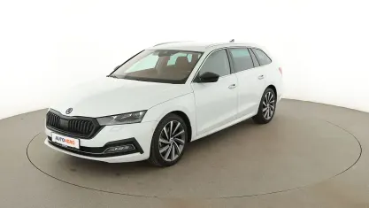 Second-hand Skoda Octavia First Edition 150 CP (110 kW) 2020 Alb Break