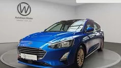 Blau Gebraucht 2019 Ford Focus Titanium Kombi | 16.999 € (Fairer Preis)