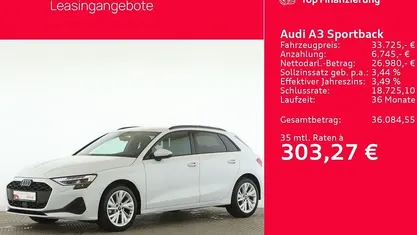 Gebraucht Audi A3 Sport 116 PS (85 kW) 2025 Weiß Limousine