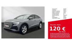 Grau Gebraucht 2022 Audi Q4 Sportback e-tron SUV | 33.480 € (Fairer Preis)