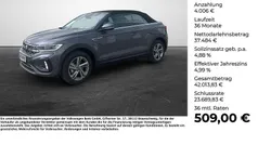 Gebraucht 2025 VW T-Roc Cabriolet R-line Cabrio | 41.490 € (Guter Preis)