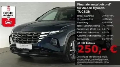 Gebraucht Hyundai Tucson Trend 136 PS (100 kW) 2022 Blau SUV