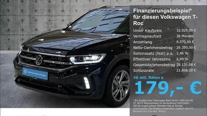 Gebraucht VW T-Roc R-line 150 PS (110 kW) 2025 Schwarz SUV