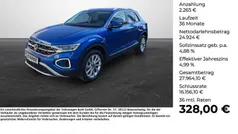 Grau (indiumgrau metallic) Gebraucht 2022 VW T-Roc Style SUV | 27.189 € (Guter Preis)