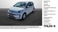 Weiß Gebraucht 2022 VW up! move up! Kleinwagen | 13.330 € (Fairer Preis)