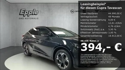 Grau Neu 2025 Cupra Tavascan Endurance SUV | 44.990 € (Fairer Preis)