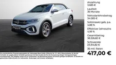 Weiß Gebraucht 2025 VW T-Roc Cabriolet R-line Cabrio | 37.770 € (Fairer Preis)