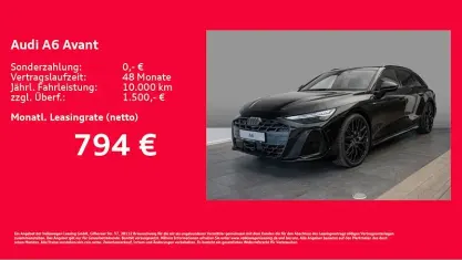 Neu Audi A6 Ambiente 367 PS (269 kW) 2026 Schwarz Kombi
