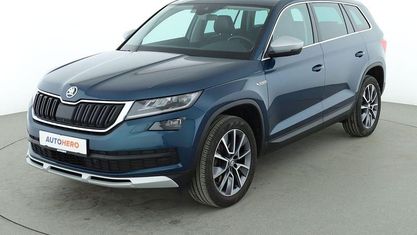 Używany Skoda Kodiaq Scout 4x4 190 KM (139 kW) 2019 Niebieski SUV