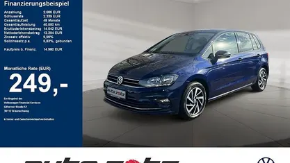 Gebraucht VW Golf Sportsvan Comfortline 110 PS (80 kW) 2018 Atlantic blue metallic Van / Kleinbus
