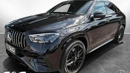 Metalliclack obsidianschwarz Gebraucht 2024 Mercedes GLE53 AMG AMG Coupé | 102.977 € (Fairer Preis)