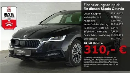 Second-hand Skoda Octavia Tour 150 CP (110 kW) 2023 Negru Break