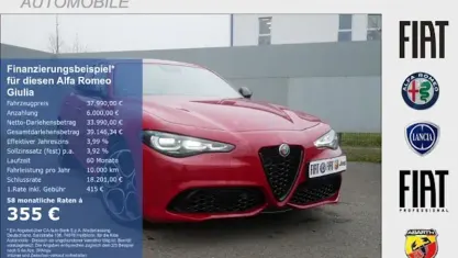 Occasion Alfa Romeo Giulia Competizione 280 ch (205 kW) 2023 Rouge Berline