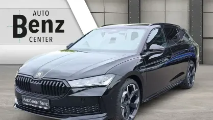 Neu Skoda Superb SportLine 204 PS (150 kW) 2026 Schwarz Kombi