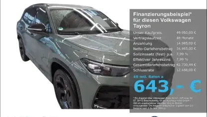 Gebraucht VW Tayron R-line 203 PS (149 kW) 2025 Grün SUV