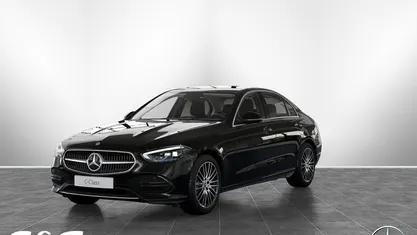 Metalliclack obsidianschwarz Gebraucht 2024 Mercedes C180 Avantgarde Limousine | 35.790 € (Fairer Preis)