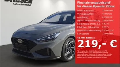 Grau Gebraucht 2024 Hyundai i30 N Line Kombi | 25.990 € (Fairer Preis)