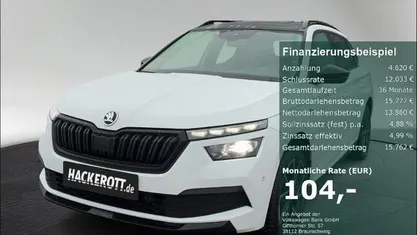 Gebraucht Skoda Kamiq Monte Carlo 110 PS (80 kW) 2021 Weiß SUV
