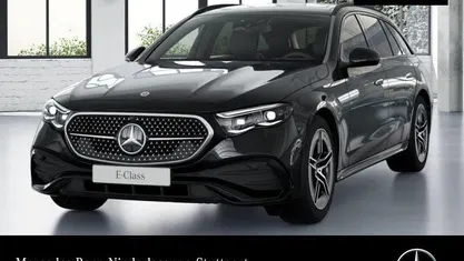Schwarz Gebraucht 2025 Mercedes E200 AMG line Limousine | 59.590 € (Fairer Preis)