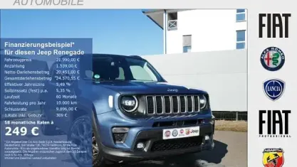 Gebraucht Jeep Renegade 131 PS (96 kW) 2024 Blau SUV