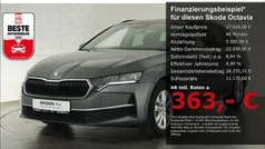 Graphite grau (metallic) Gebraucht 2024 Skoda Octavia Ambition Kombi | 27.924 € (Superpreis)