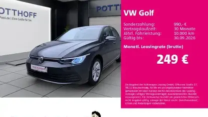 Gebraucht VW Golf VII Life 116 PS (85 kW) 2020 Grau Kleinwagen