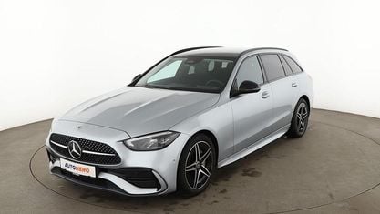 Second-hand Mercedes C220 AMG line 220 CP (161 kW) 2022 Gri Break