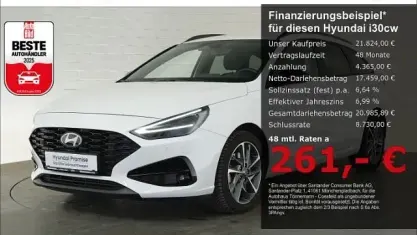 Gebraucht Hyundai i30 Advantage 140 PS (102 kW) 2025 Weiss Kombi