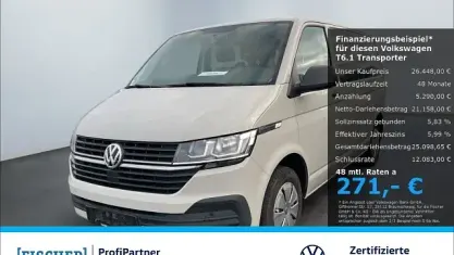 Usata VW Transporter 110 CV (80 kW) 2021 Grigio Furgone