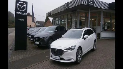 Rhodium white Gebraucht 2024 Mazda 6 Takumi-Line Kombi | 31.490 € (Fairer Preis)